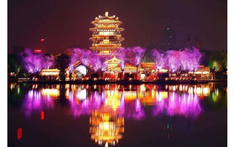 濟(jì)南亮化工程，濟(jì)南照明工程，濟(jì)南城市夜景亮化工程，濟(jì)南樓體亮化工程